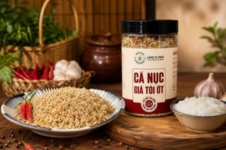Cá Nục Giã Tỏi Ớt 100g