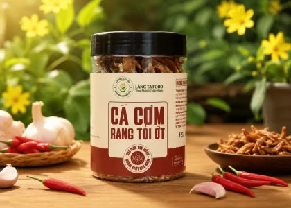 Cá Cơm Rang Tỏi Ớt 100g