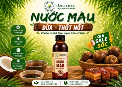 Nước Màu Dừa & Thốt Nốt 450g