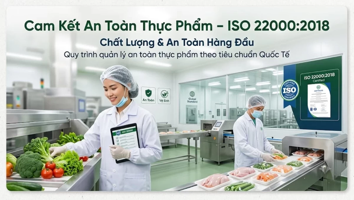Cam Kết An Toàn Thực Phẩm – ISO 22000:2018