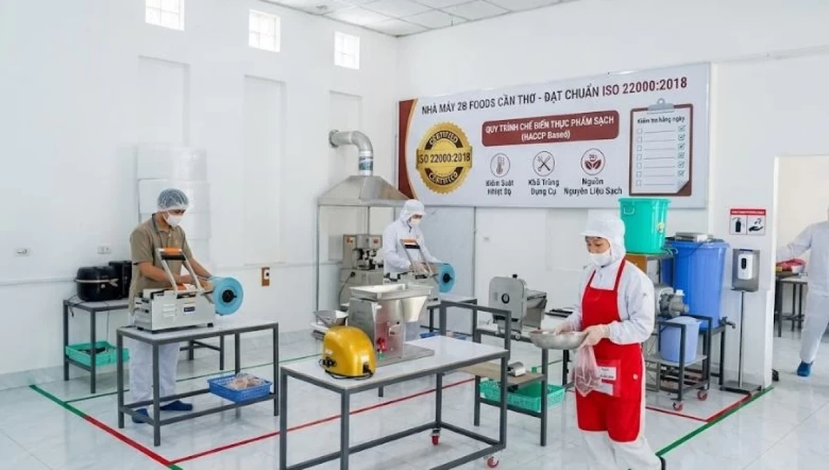 Nhà Máy 2B Foods Tại Cần Thơ – Đạt Chuẩn ISO 22000:2018