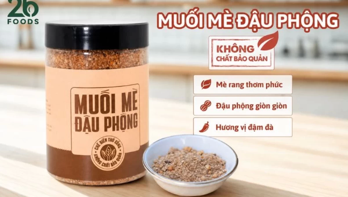 Muối Mè Đậu Phộng Dinh Dưỡng: Giá Trị Từ Gia Vị Truyền Thống Việt
