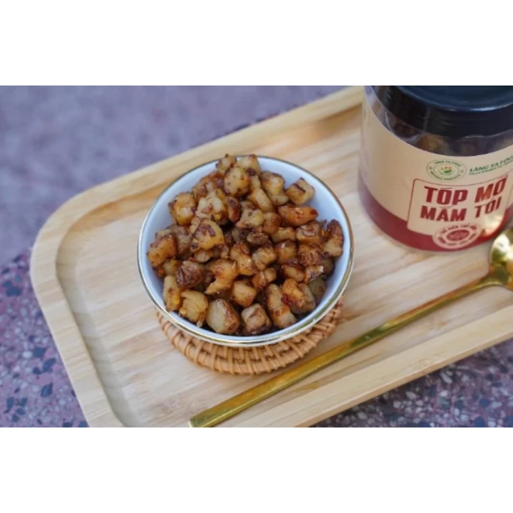 Tóp Mỡ Mắm Tỏi Sạch 100g