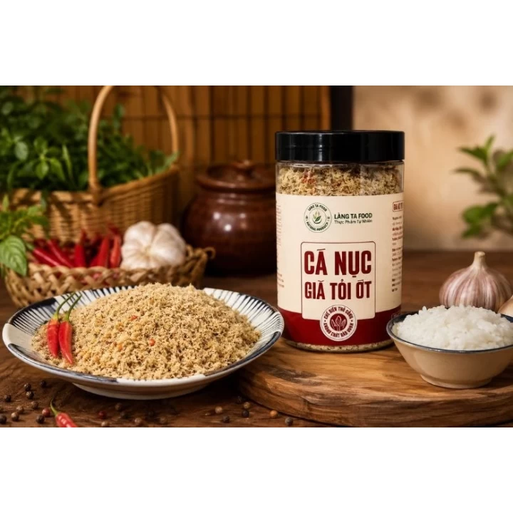 Cá Nục Giã Tỏi Ớt 100g