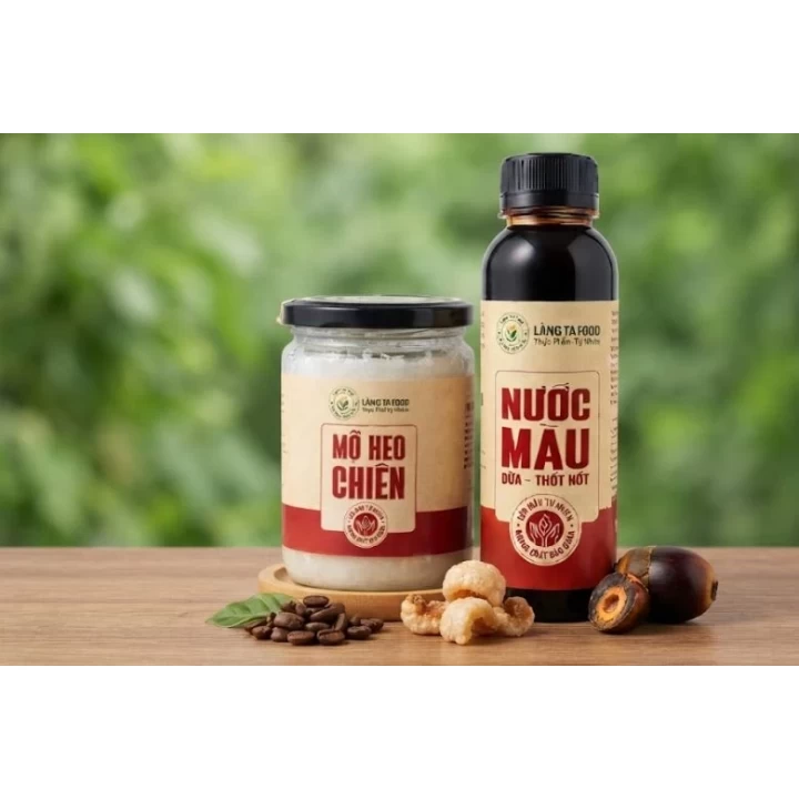 Combo Nước Màu Mỡ Heo