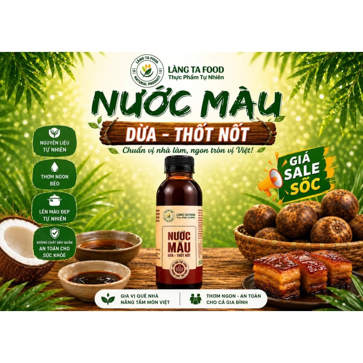 Nước Màu Dừa & Thốt Nốt 450g