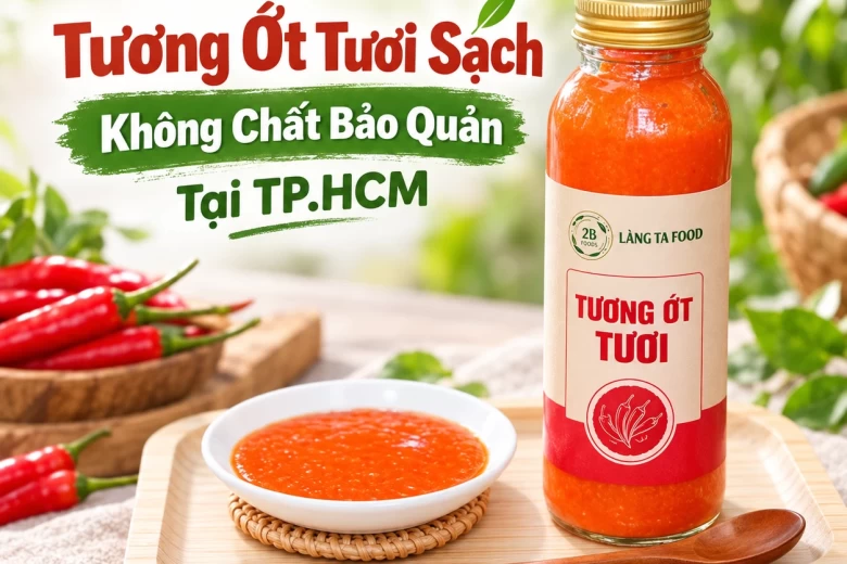 Tương Ớt Tươi Sạch Không Chất Bảo Quản Tại TP.HCM