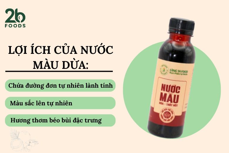 lợi ích của nước màu dừa 